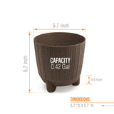 RYFO N ECO 6" - COFEE