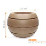 SPHERE PLANTER 24" X 18"