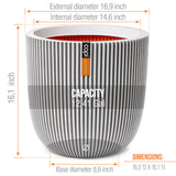 CONIC ROUND GROOVE NL 17"