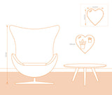 SHAPE METAL PLATE "LOVE"