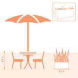 RECTANGULAR PLANTER 23" X 11"