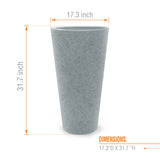 TALL ROUND PLANTER 17" X 32"