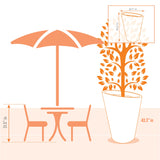 ROUND TREE PLANTER 33" X 44"
