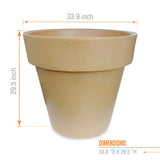 ROUND TREE PLANTER 34" X 29"