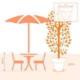 ROUND TREE PLANTER 25" X 25"
