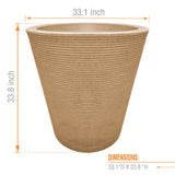 ROUND TREE PLANTER 33" X 34"