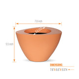 CAPI Orchid Planter - ORANGE
