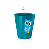 MINI DELTINI LITTLE OWL Planter - PEACOCK BLUE